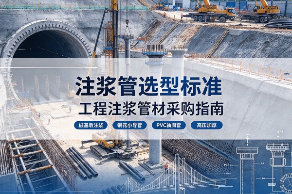 武隆区注浆管选型标准